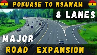 Ghanas 8lane PokuasetoNsawam Road Dualization Project is progressing [upl. by Brookhouse]