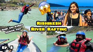 Thrilling River Rafting Adventure At Rishikesh Ganga River Water Sports Bindass Kavya ki Ganga Arti [upl. by Darnoc]