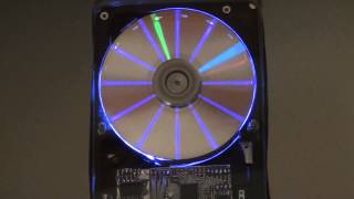 DIY RGB HDD Clock Hard Drive Clock  Schematic [upl. by Ahsoet240]