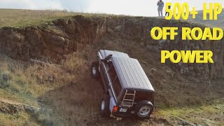 500 HP Monster Nissan Patrol Y60 TB42 Off Road and Rock Climbing [upl. by Tertias234]