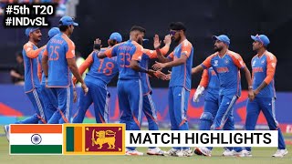 India vs Sri Lanka 1st T20 Highlights 2024  IND vs SL 2024  IND vs SL 1st T20 2024 Highlights [upl. by Erdnaxela]