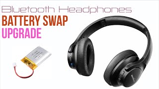 Soundcore Life Q20  Noise Cancelling Headphones Battery swap and Upgrade [upl. by Tristas]