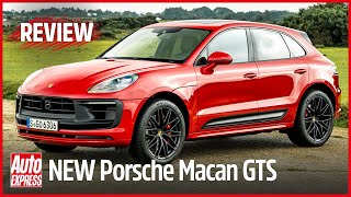 NEW Porsche Macan GTS review Steve Sutcliffe drives the fastest Macan on sale  Auto Express [upl. by Gnoc921]