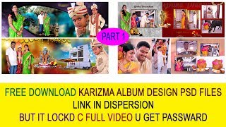 gruha pravesham FREE download Karizma Canvera Album PSD FILES LINK IN dispersion ss free psd [upl. by Holtz]