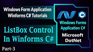 03  ListBox Control In Winforms C  ListBox In Windows Forms Application Csharp HindiUrdu [upl. by Liza]