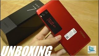 Unboxing Meizu Pro 7  Dual Screen Smartphone Red Edition [upl. by Karlow]