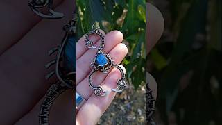 quotScorpionquot pendant with labradorite jewelry wirewrap [upl. by Douglas]