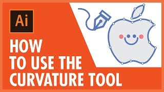 Curvature Tool 2019 Tutorial in Adobe Illustrator  Graphic Bible [upl. by Damiano]