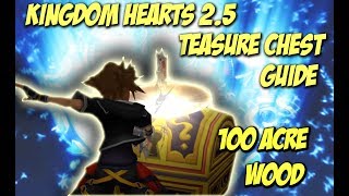 Kingdom Hearts Remix 25 100 Acre Woods Treasure Chest Guide [upl. by Mazur]