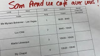 SAMP PREND UN CAFÉ AVEC VOUS  SAMEDI 9 MARS 2024 [upl. by Dulcia]