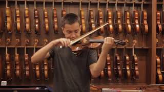 Anton Knilling Mittenwald 1768 78 size  Violin Demonstration [upl. by Valley949]