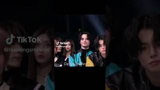 Huening Kai reaction to Kep1er We Fresh ❤️🥰kep1er hueningbahiyyih txt mma2022 hueningkai [upl. by Sidalg289]