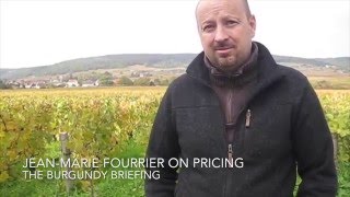 Jean Marie Fourrier on Burgundy pricing at domaine level [upl. by Settera]