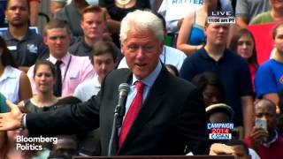 Bill Clinton Rallies Democrats in Arkansas [upl. by Mcclimans577]