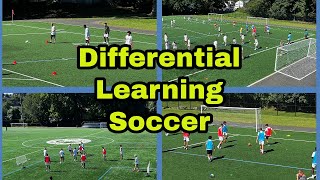 Soccer Differential Learning Exercises in Game Representative Environments [upl. by Schiro]