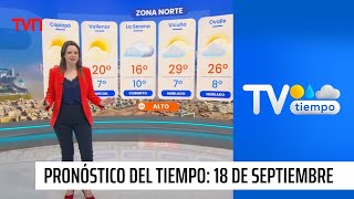 Pronóstico del tiempo Miércoles 18 de septiembre 2024  TV Tiempo [upl. by Kroo472]