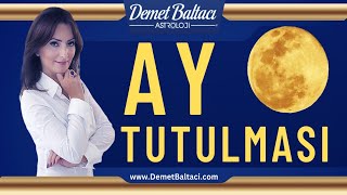 Ay Tutulması 25 Mart 2024 Terazi Burcunda Astrolog Demet Baltacı astroloji tutulma burçlar [upl. by Atiuqahc]