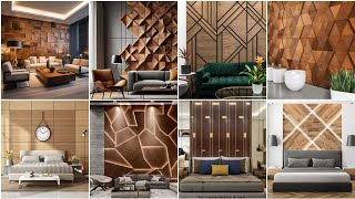 wooden wall clading ideas  wooden cladding design  wood wall panel ideas for house [upl. by Bernard]