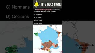 The mtDNA haplogroup U5 is associated with which ethnic group in France [upl. by Shellie]