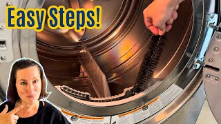 How To Clean Dryer Vents From Inside And Outside  The Easy Way  Step By Step [upl. by Eadnus]