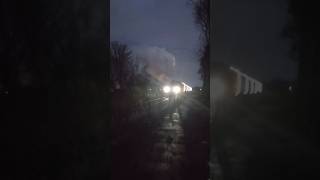 Harleston and class 27 D5370 enter Brechin with poler express 301124 christmas scotland [upl. by Leasa979]