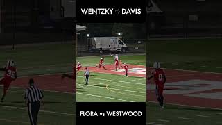 Roper Wentzky to Josh Davis for another touchdown football highschoolfootball [upl. by Haggai876]