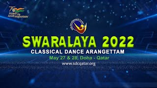 Skills Development Centre Proudly PresentSWARALAYA 2022Arangettam of Classical Dance  Day 1 [upl. by Etana]