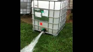 Rainbarrel test with 1quot of rain [upl. by Donaghue320]