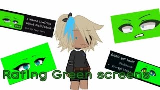 Rating Gacha green screens💫 short [upl. by Aninep877]