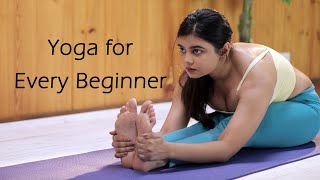 Yoga Asanas for Every Beginner  Strengthening amp Flexibility [upl. by Ynad]