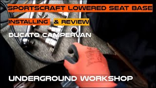 sportscraft lower seat base installing and review [upl. by Everard]