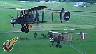 Two 1916 FE2b fighterbombers [upl. by Jamill959]