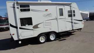 Very Nice 22 2008 TrailLite Trail Sport 21RBH Hybrid with 3 Bunks Sleeps 8 [upl. by Anelam]