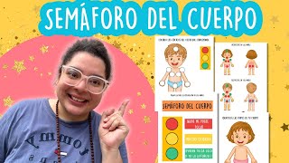 TÉCNICA DEL SEMAFORO DEL CUERPO 🐥❤️Prevención del ABUSO SEXUAL INFANTIL Plantilla Gratis [upl. by Madalyn]