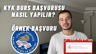 KYK Burs Başvurusu Nasıl Yapılır  Bir Öğrenci Olarak Detaylı Anlatıyorum [upl. by Sieracki]