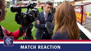 REACTION  Pedro Caixinha  Motherwell 12 Rangers [upl. by Ilyssa398]