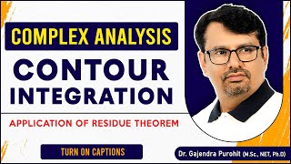 Complex Analysis Contour Integration  Application of Residue Theorem [upl. by Shiekh]