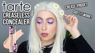 TARTE CREASELESS CONCEALER REVIEW [upl. by Netneuq]