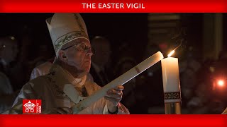 March 30 2024 The Easter Vigil  Pope Francis [upl. by Nortyad206]