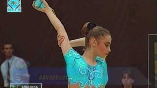 Yulia Barsukova RUS ribbon EC Budapest 1999 AA final [upl. by Priestley]