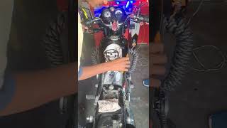 bike sticker modification ak arts 1538 viralshorts funnyvideos splendormodifid [upl. by Westmoreland]