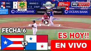 Puerto Rico vs Panamá EN VIVO Donde ver y A que hora juega Puerto Rico vs Panamá Premier 12 WBSC [upl. by Nniuqal957]