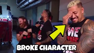 8 Minutes of WWE Wrestlers Breaking Character Hillariously [upl. by Naul]