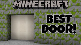 EASY 3X3 Piston Door Minecraft Bedrock 120 Redstone Tutorial EP 2 [upl. by Gellman]