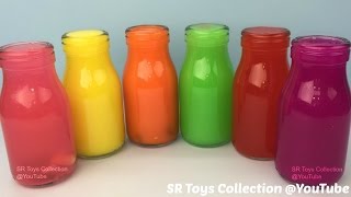 Gooey Slime Surprise Bottles with Masha Zootopia Minecraft Toys [upl. by Hesky600]