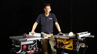 SawStop CTS vs DeWalt DWE7491 Quick Comparison and Breakdown [upl. by Talbott568]