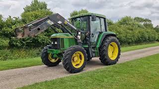 1994 John Deere 6200 4WD Tractor with loader 23200 [upl. by Roanna365]