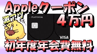 UCプラチナカード新規発行でなんと4万円分のApple製品クーポンが【初年度年会費も無料】 [upl. by Bonnes377]