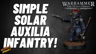 Paint the New Plastic Solar Auxilia Infantry for The Horus Heresy [upl. by Schuler]