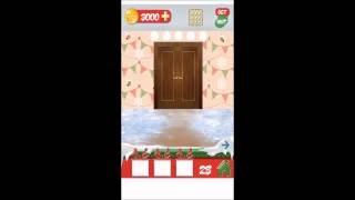 100 Doors Holiday Level 26 27 28 29 30  Walkthrough [upl. by Meekar417]